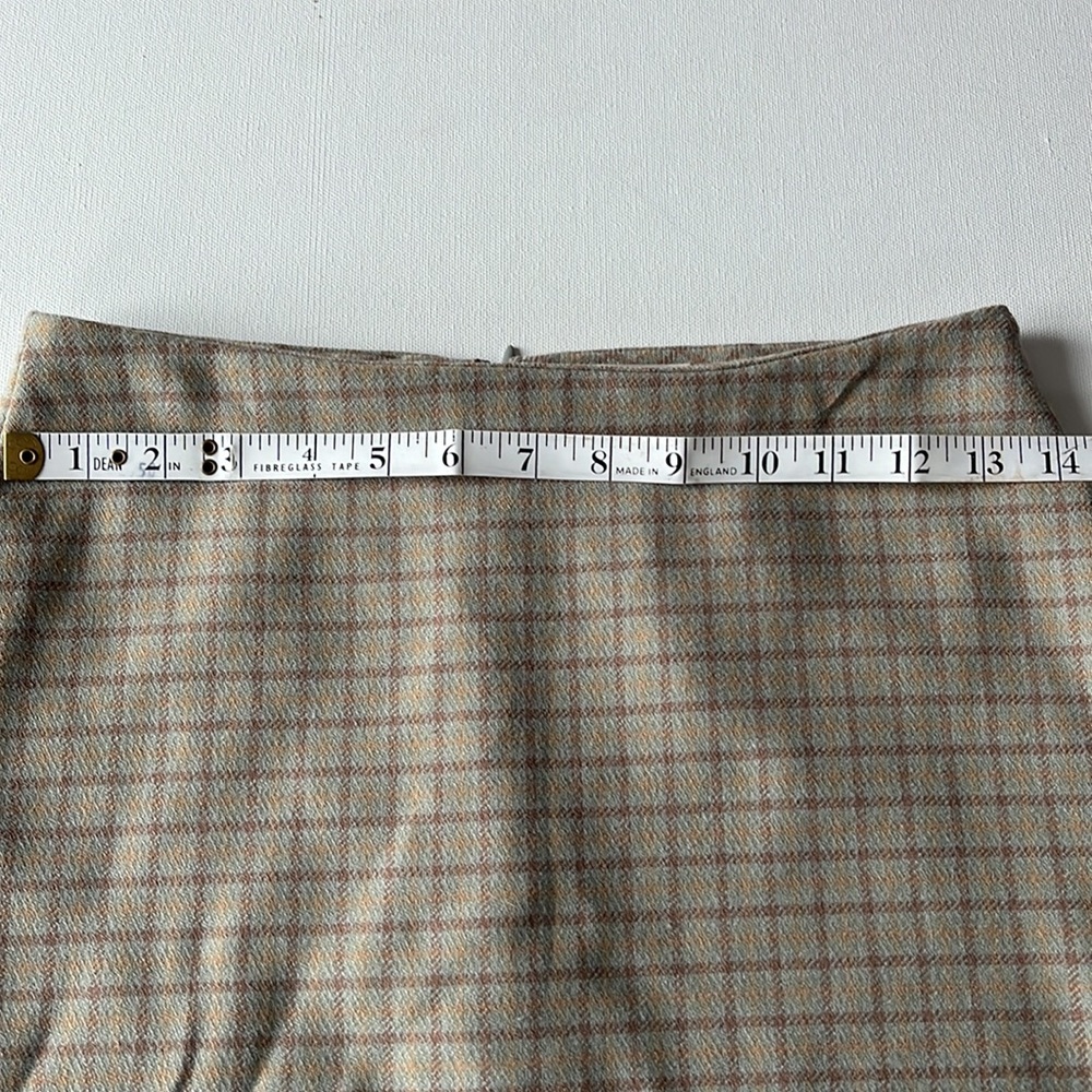 Wilfred Plaid Mini Skirt - Picture 4 of 8
